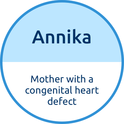 Annika Mutter mit angeborenem Herzfehler